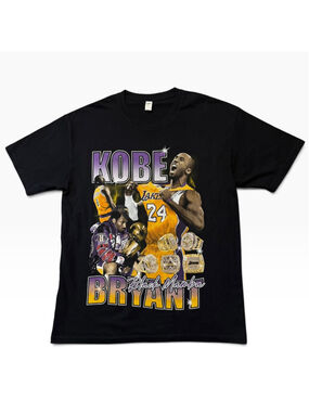 Kobe Bryant Tribute Graphic T-Shirt Size L